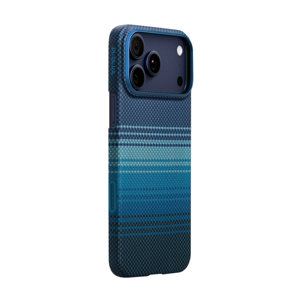 Pitaka Tactile Woven Sunset-Moonrise Serisi iPhone 17 Pro M-safe Şarj Özellikli Aramid Fiber Kılıf Pitaka Tactile Woven Sunset-Moonrise Serisi iPhone 17 Pro M-safe Şarj Özellikli Aramid Fiber Kılıf